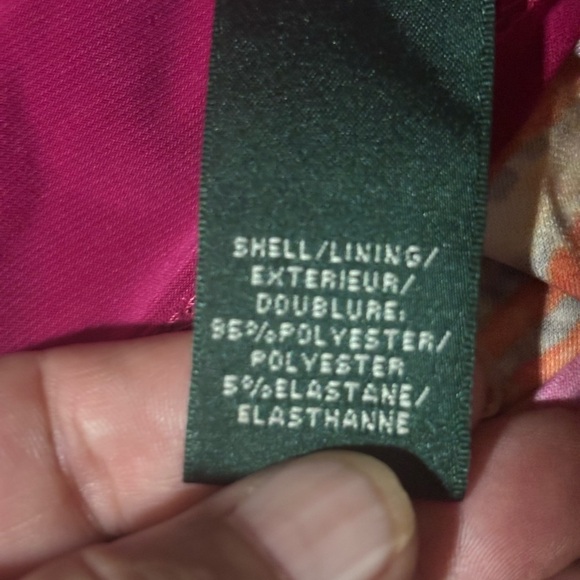 Ralph Lauren Red and Orange Striped Midi Dress size 6 - Picture 9 of 13